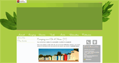 Desktop Screenshot of campingleslauriers.fr